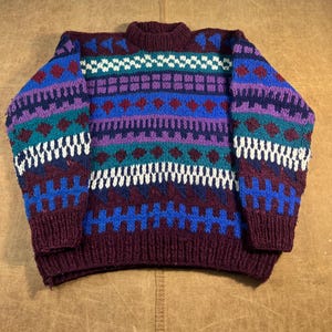80s Ecuador Sweater - Etsy