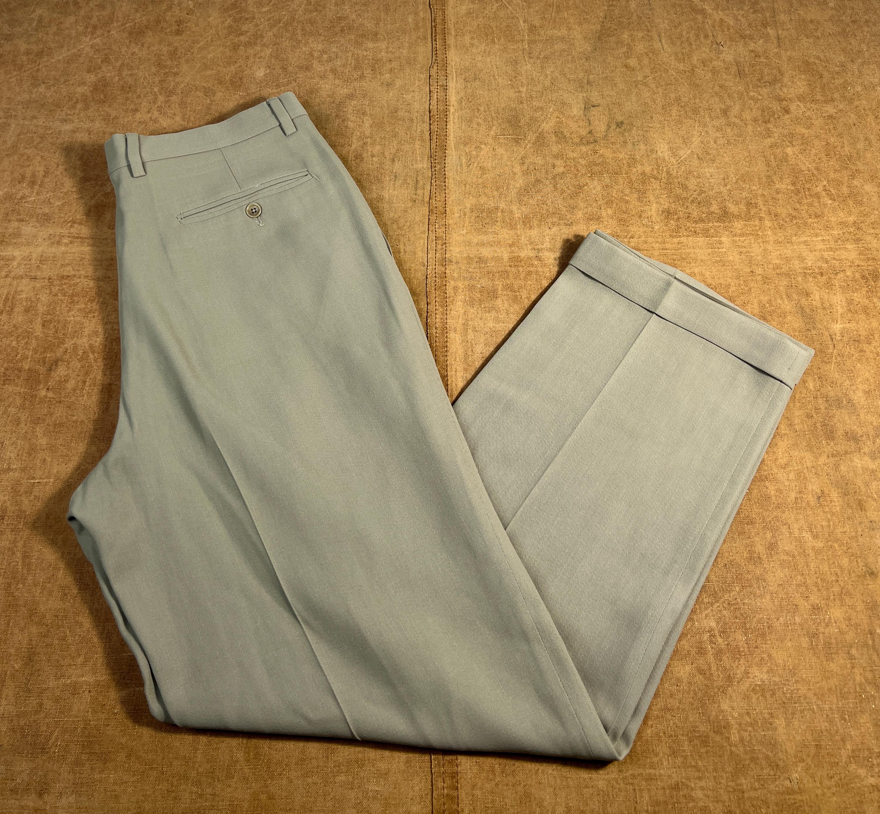 Vintage 80's 90's Banana Republic Regular Fit Pleated Style Wool