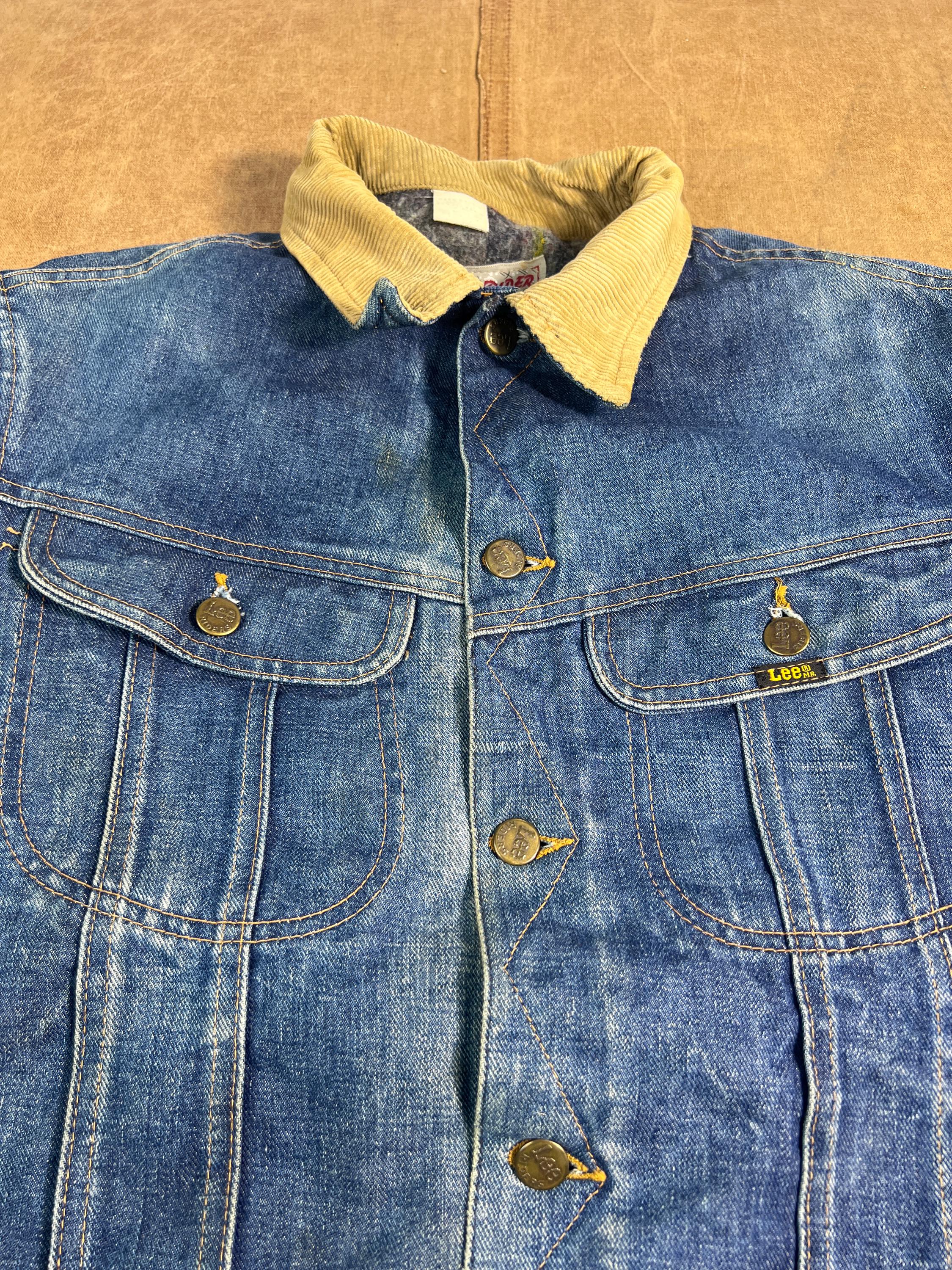 Vintage 60's 70's Lee Storm Rider Two Pocket Blanket Lined