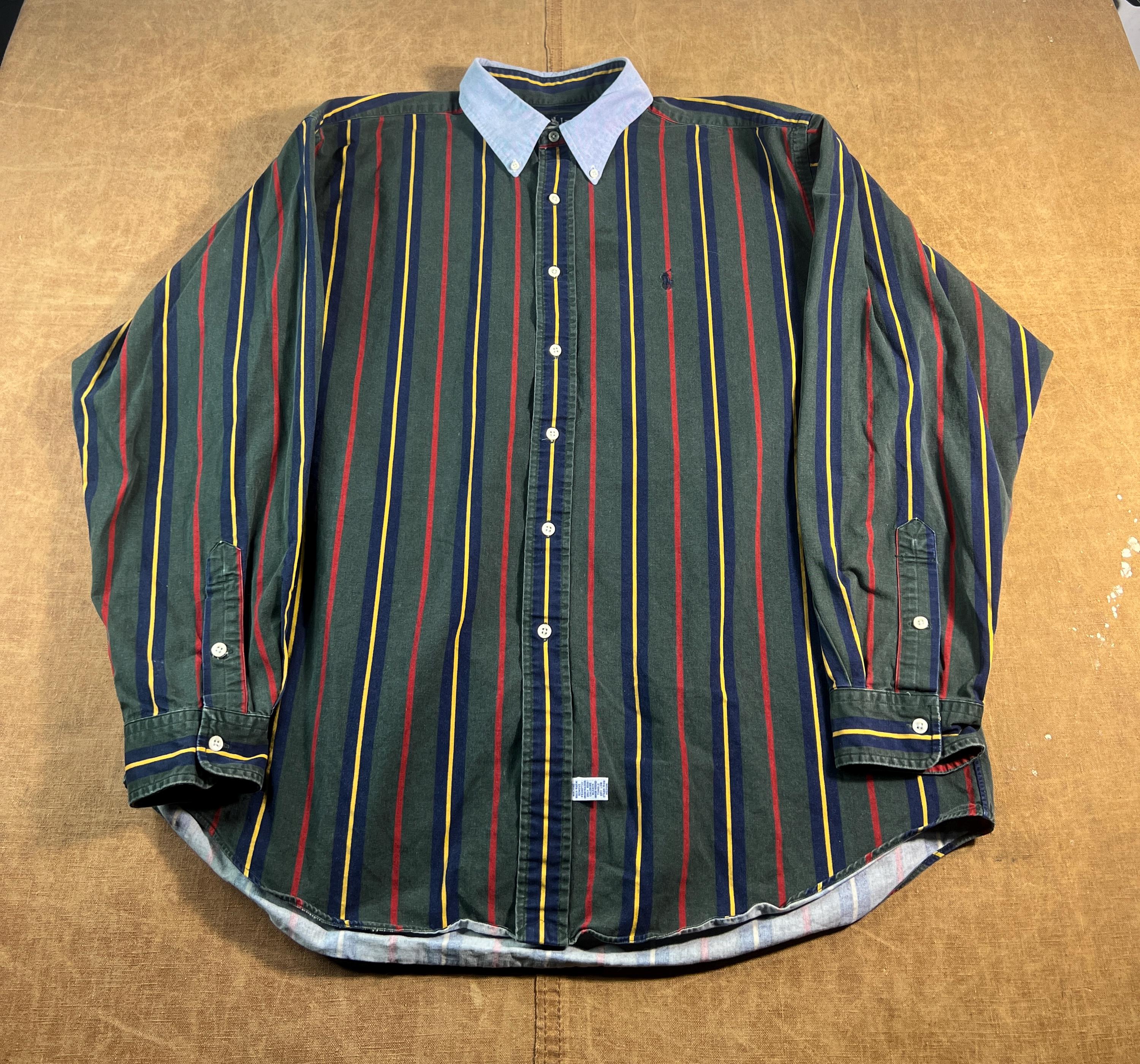 90s Ralph Lauren Big Shirt - Etsy