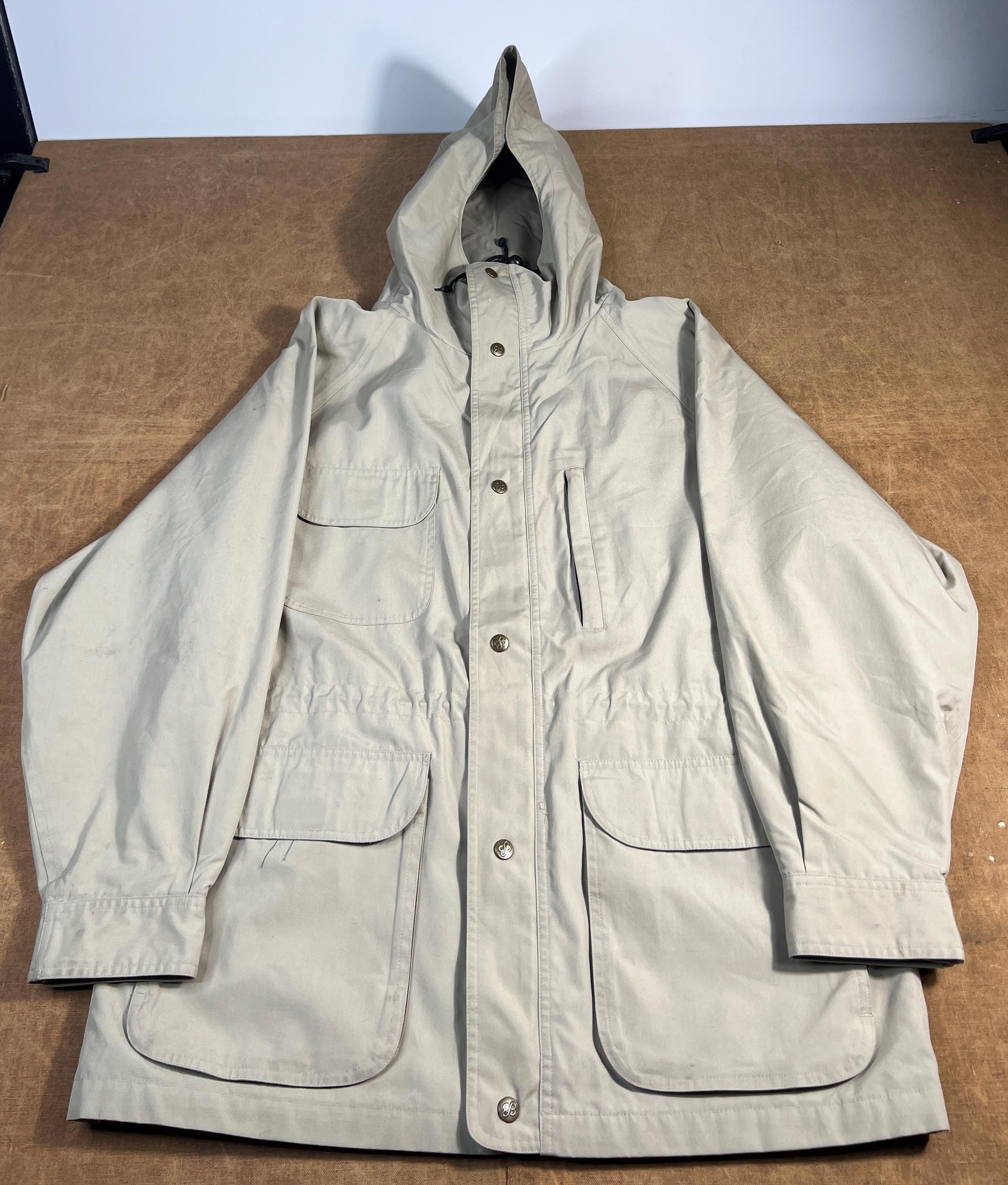 Vintage 80's 90's Eddie Bauer Four Pocket Parka Hooded Jacket
