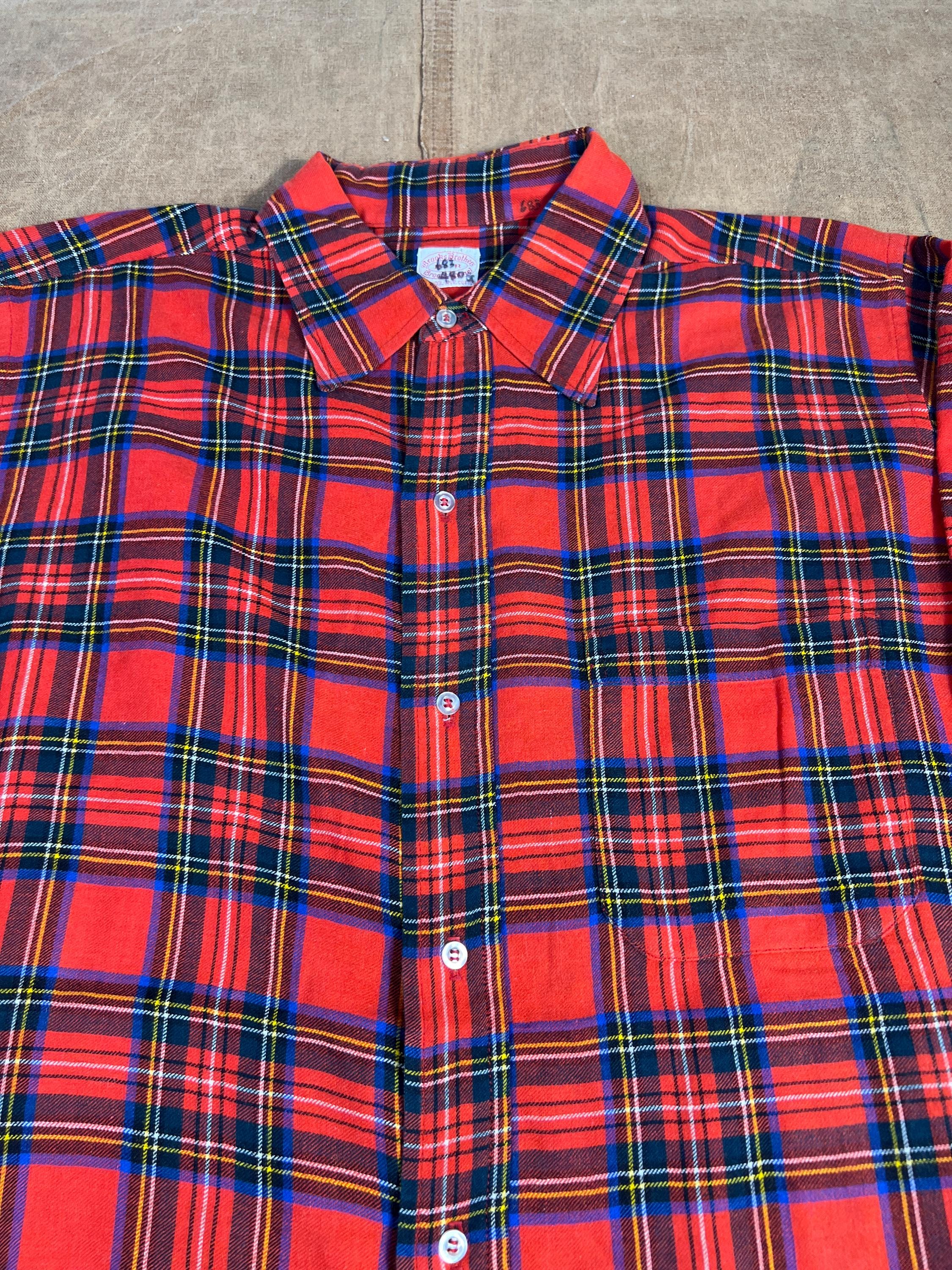 Vintage 60's 70's Wool Cotton Blend Brooks Brother One Pocket