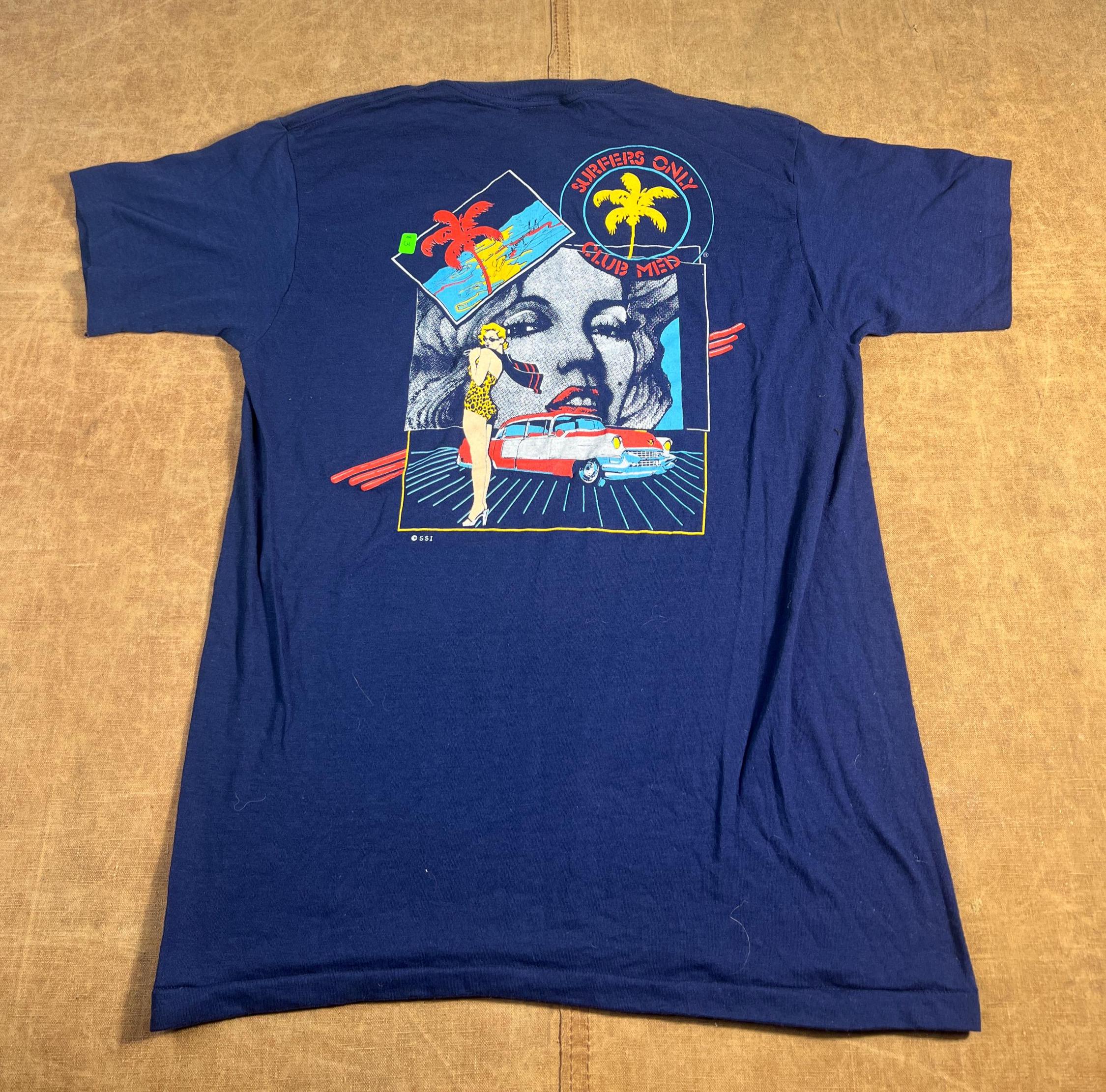 Vintage 80's 90's Surf Style Surfers Only Club One Pocket Single