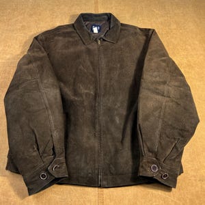 Gap Leather Jacket - Etsy
