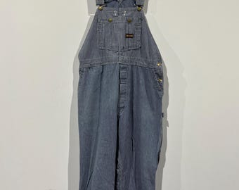 Vintage 60's 70's Big Smith Striped Pattern Union Made Workwear