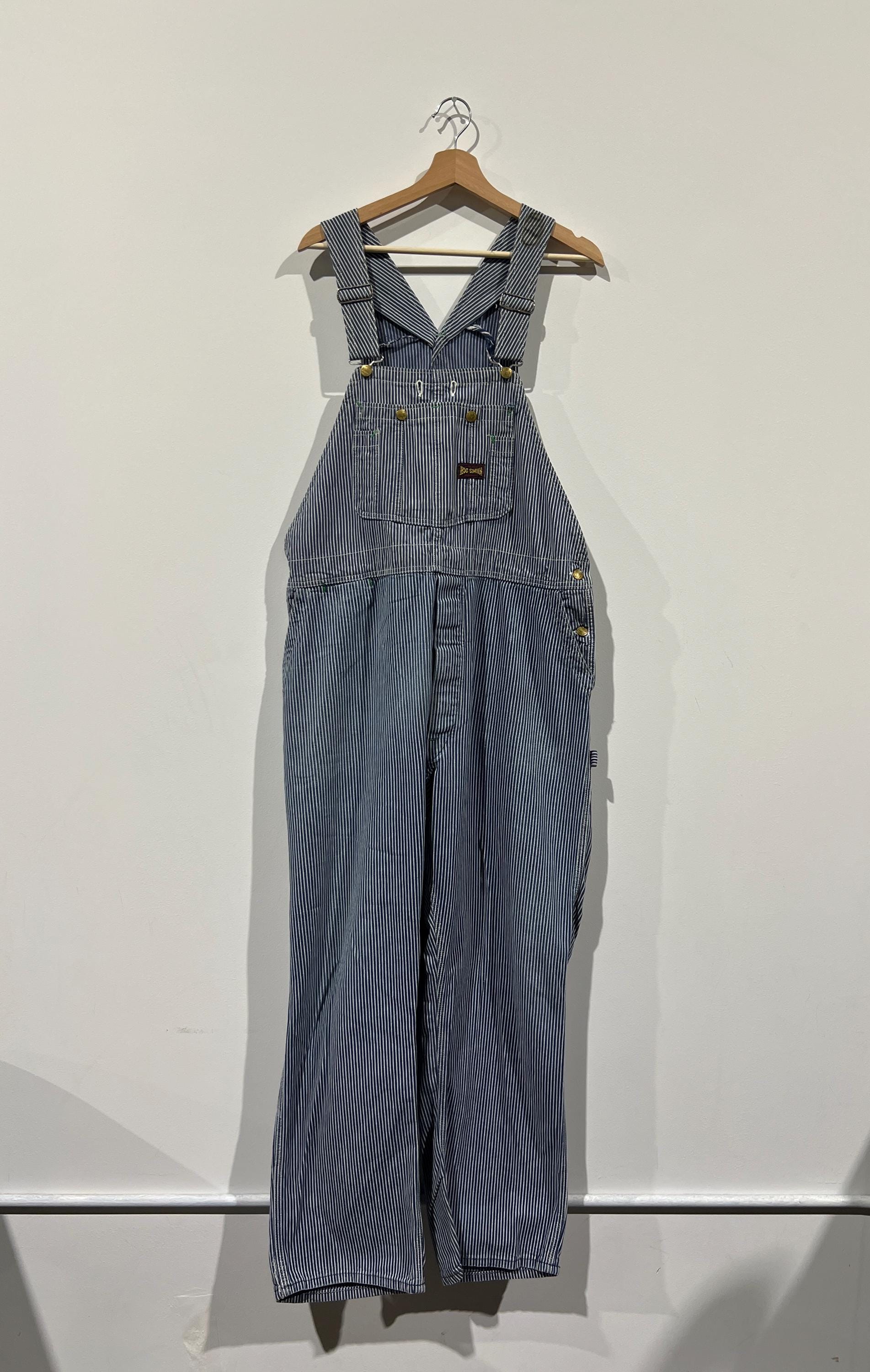 Vintage 60's 70's Big Smith Striped Pattern Union Made Workwear