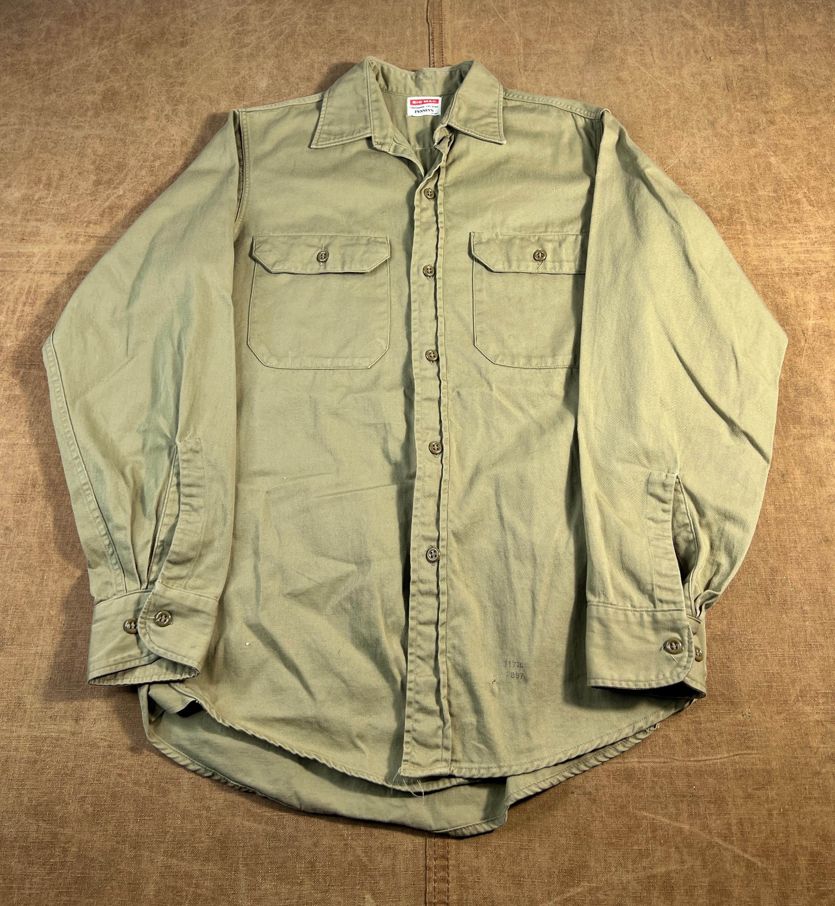 Vintage Big Mac Green Work Shirt - Etsy