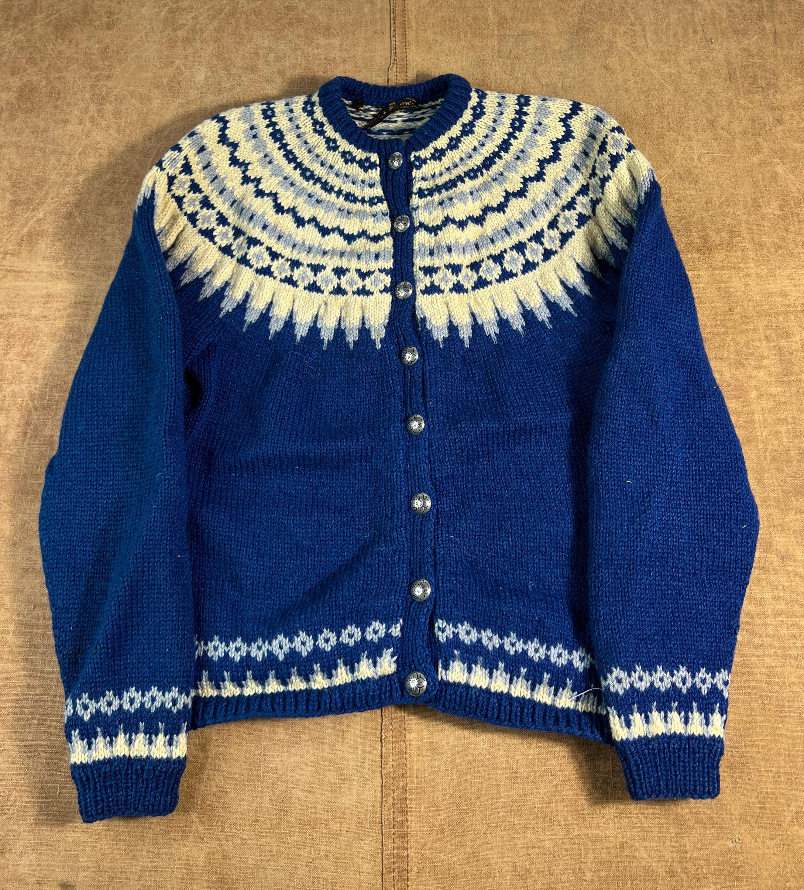 80s Dale of Norway Tyrolean Cardigan, Size M