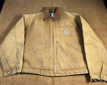 Carhartt Jacket Union Made in USA JQ186 Arctic Quilted Warm Winter