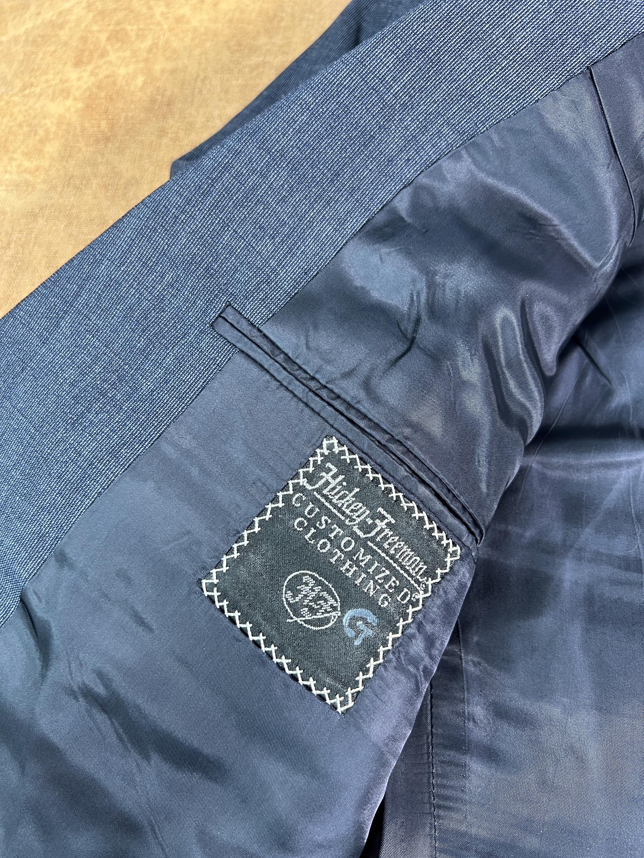 Vintage 60's Two Piece Suit Hickey Freeman Two Pocket Business