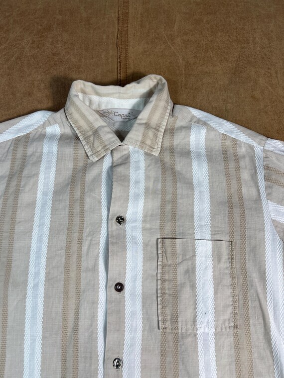 Vintage 60's Capri California Loop Collar Rockabilly One Pocket