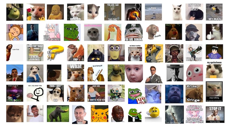 Sticker Random Discord 100 Discord Stickers Collection Pack (not Suitable for Twitch) #1 ...