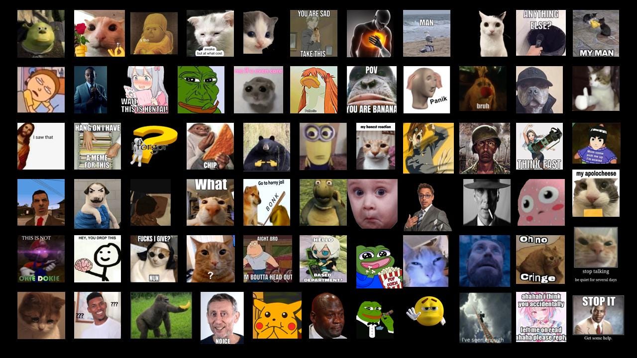 Sticker Random Discord 100 Discord Stickers Collection Pack (not Suitable for Twitch) #1 ...