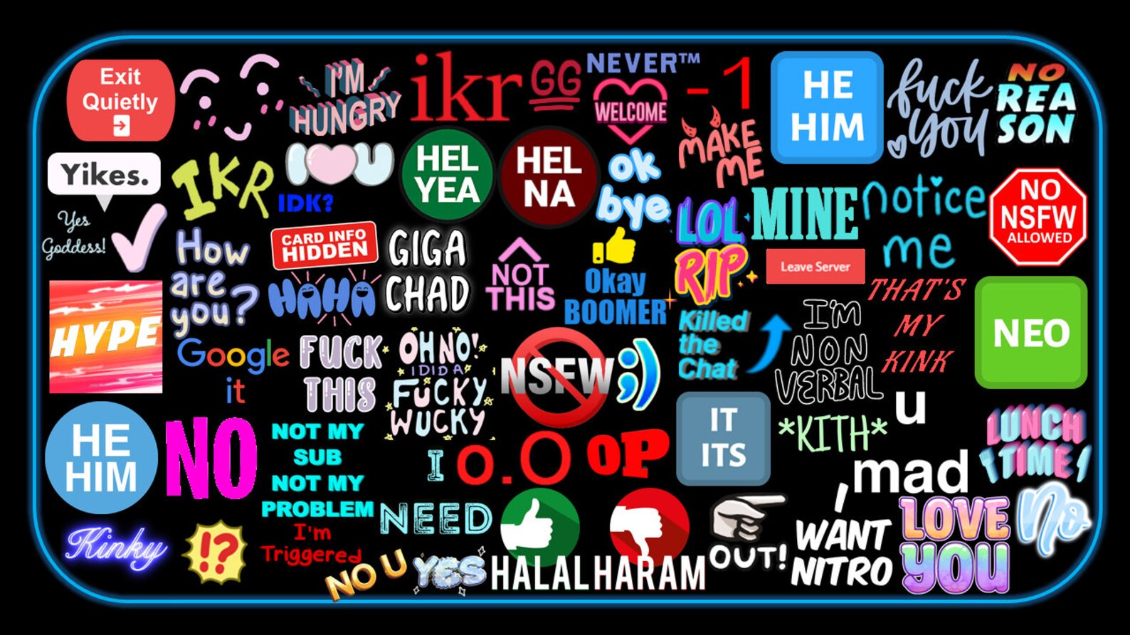 200 Text Emotes Mega Pack #3 | Twitch Emotes | Discord Emotes | Text ...
