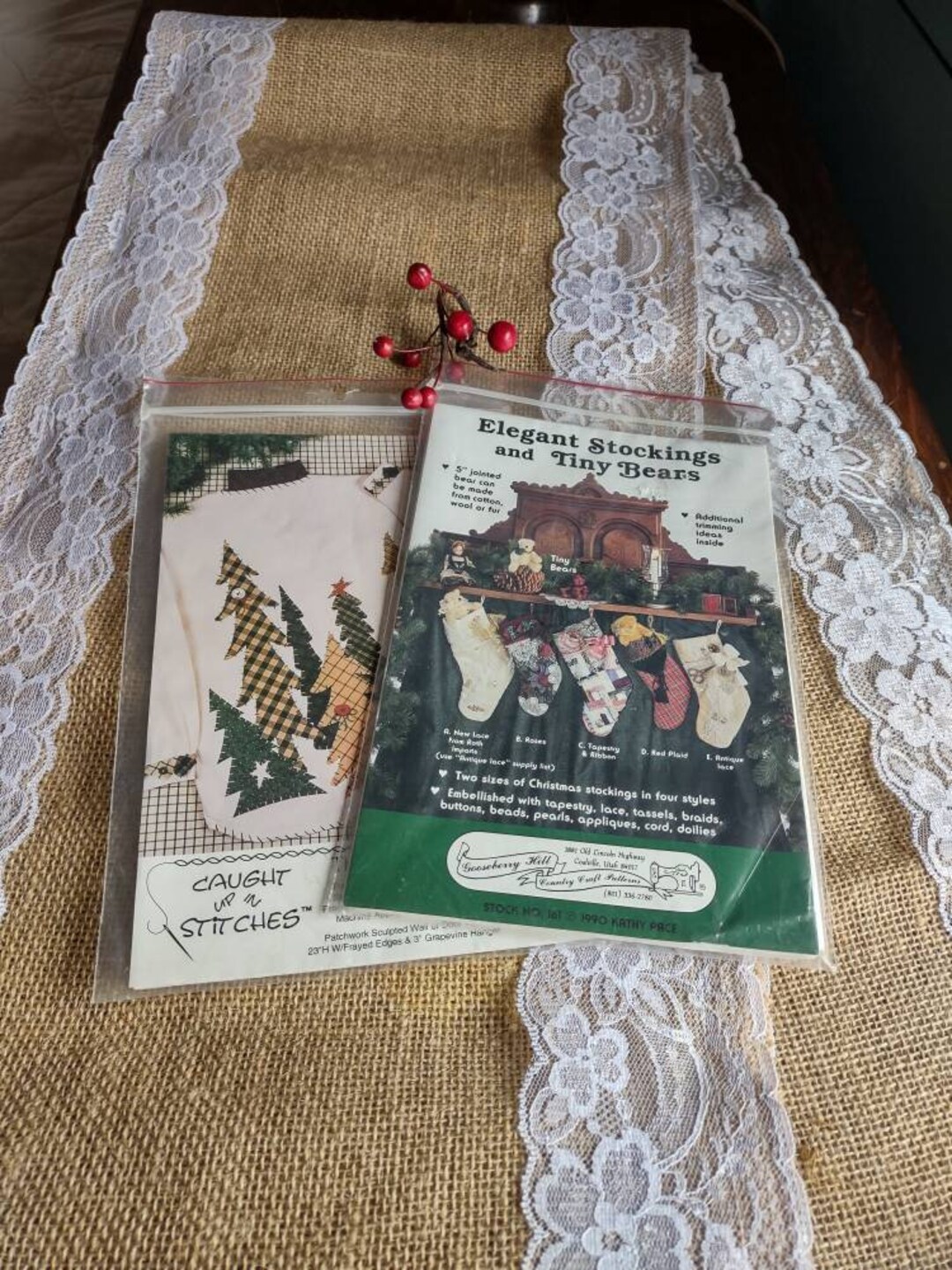 Bundle of 2 Vintage Christmas Craft Patterns Etsy