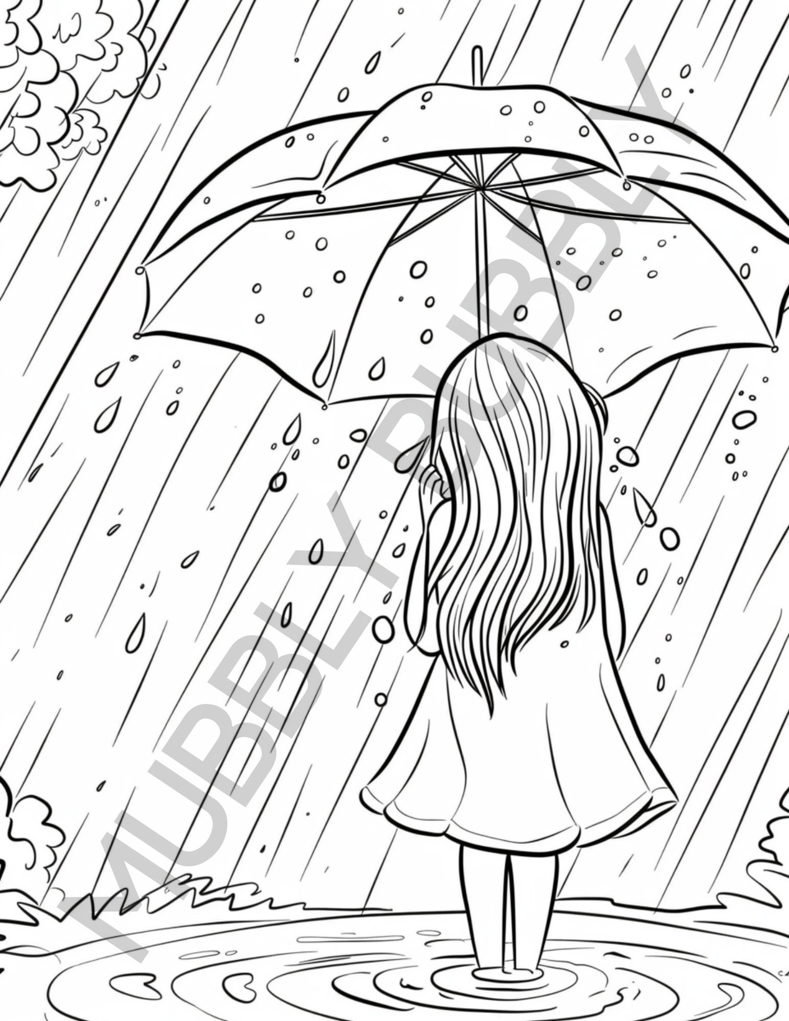 20 Spring Coloring Pages - Etsy