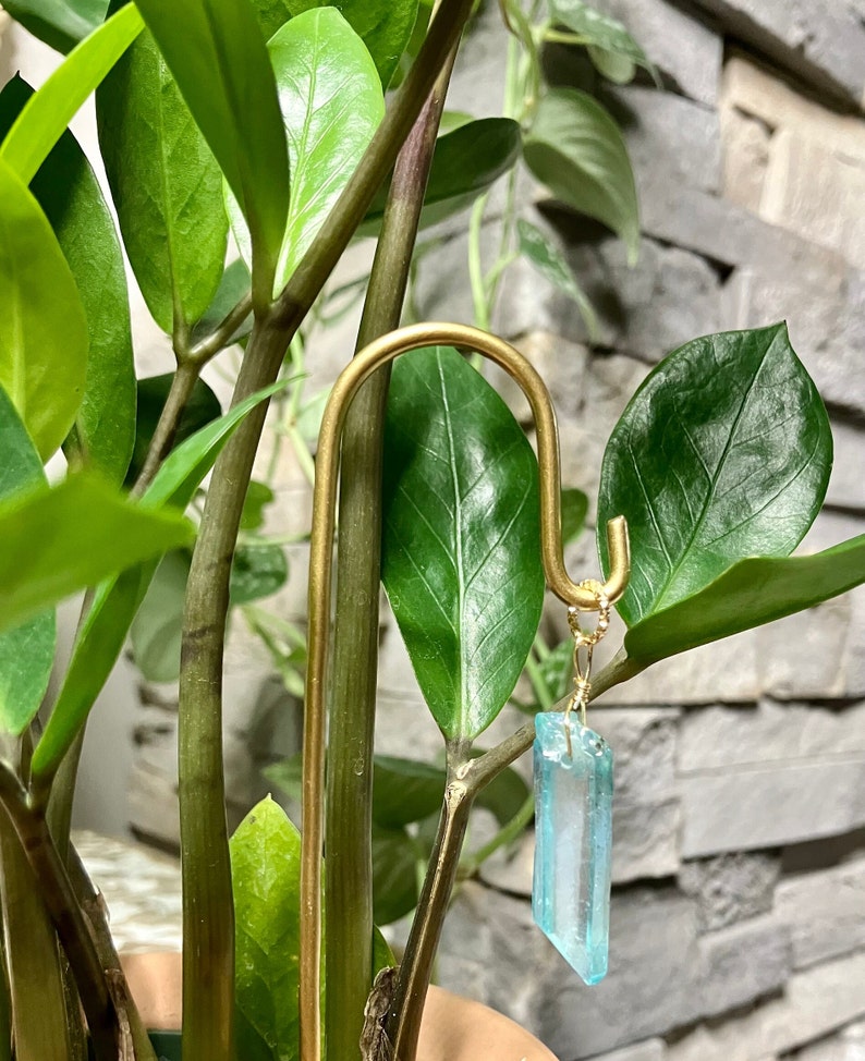 Aqua Aura Plant Stake, Plant Accessories, Plant Stake Decorative, Plant