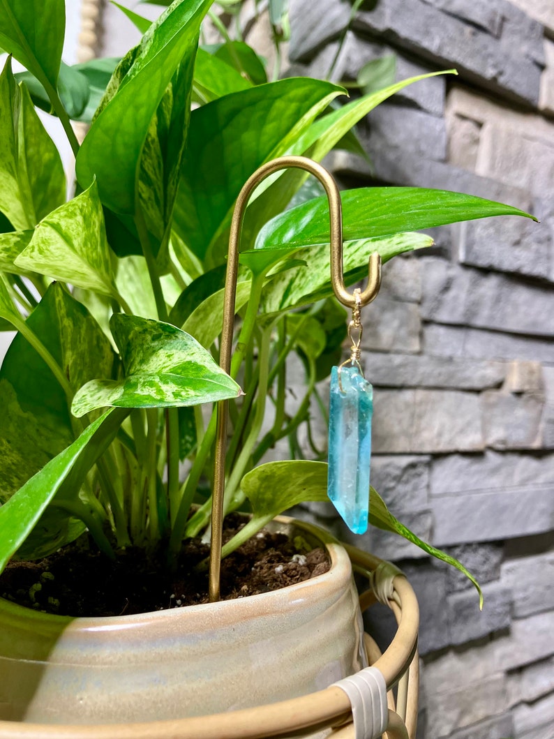 Aqua Aura Plant Stake, Plant Accessories, Plant Stake Decorative, Plant