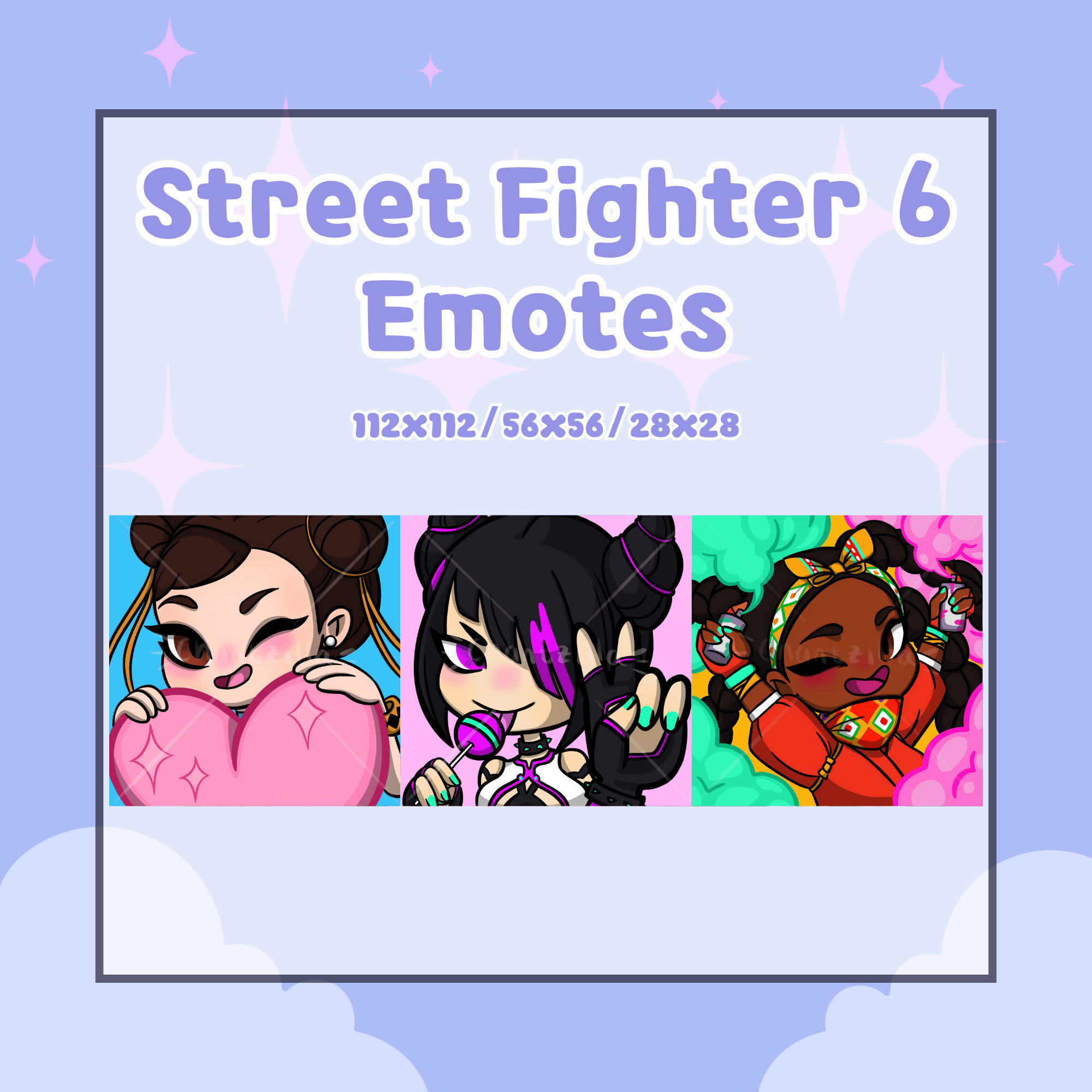 12 Ryu from Street Fighter Emotes for Twitch Streamers, Discord,  -  Cute - Anime - Chibi - Emote Bundle - Emote Pack