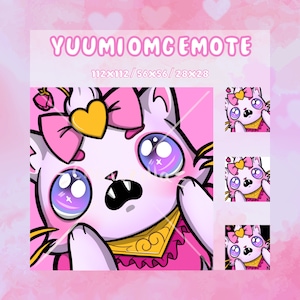 League of Legends Yuumi Emote | Sticker | Twitch Streaming | Discord | YouTube | Facebook | Cute | Surprised