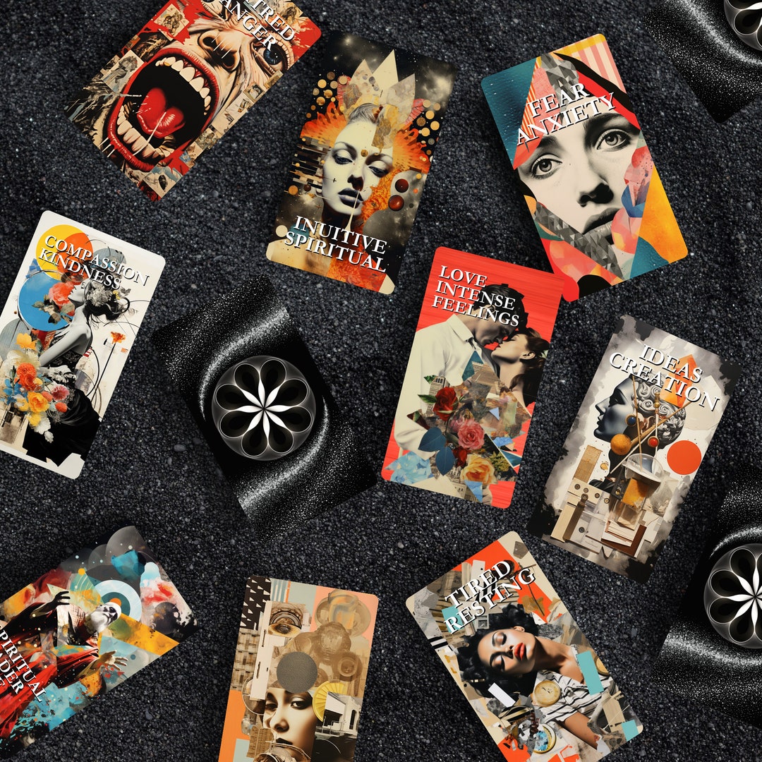 Abstract Illusions Oracle Deck 60 Card Oracle Deck Intuitive Messages