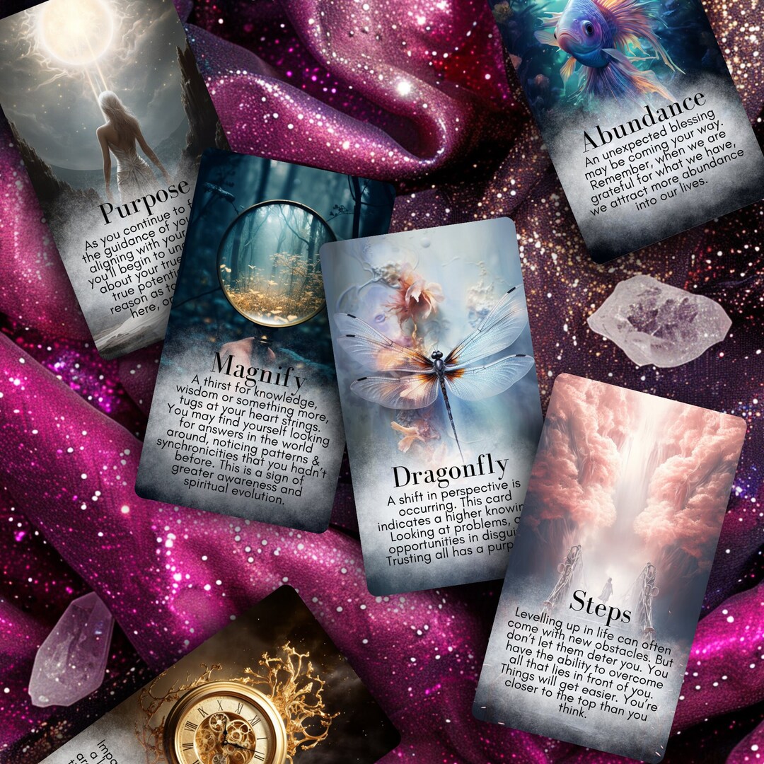 Oracle Deck Unique Oracle Deck Dreams of Serendipity Indie Oracle Cards ...