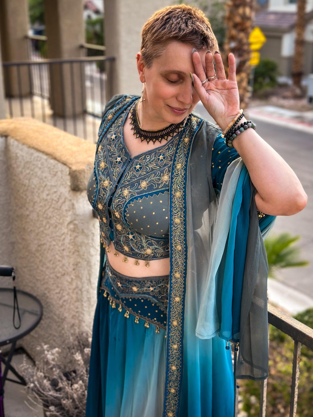 Beautiful Celestial Ombré Lehenga Set - Etsy