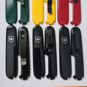 Custom modified Victorinox(genuine) 91mm Plus  scales with clip(Various Colours & Clips) + dangler