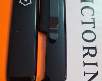 Échelles personnalisées Victorinox 91 mm, couleurs variées et écailles avec divers clips + pendentif réfléchissant