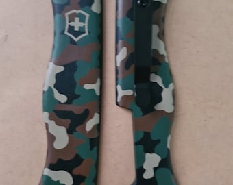 Custom modified genuine Victorinox  111mm + Clip..various colours & clips are attached