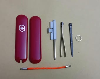 Kit de cachas y herramientas para pluma Victorinox de 58 mm (varios colores)