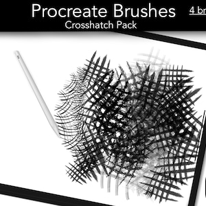 Crosshatch pack for procreate