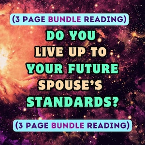 Sei all'altezza degli standard del tuo futuro coniuge (pacchetto di 3 pagine) Tarocchi per futuri coniugi, lettura del matrimonio, divinazione, tarocchi del matrimonio,