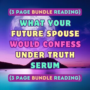 Ce que votre futur conjoint vous confesserait (lot de 3 pages) Tarot du futur conjoint, lecture sur le mariage, diseuse de bonne aventure, tarot sur le mariage, zodiaque