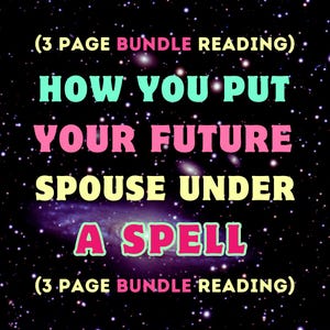 Comment mettre votre futur conjoint sous le charme (lecture d'un lot de 3 pages) | Lecture du futur conjoint | Futur partenaire | Lecture de tarot | Psy