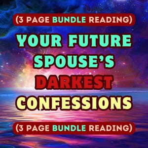 Le confessioni più oscure del tuo futuro coniuge (raccolta di 3 pagine) Tarocchi per futuri coniugi, lettura del matrimonio, divinazione, tarocchi del matrimonio, sensitivi