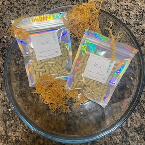 Sea Moss Bladderwrack & Burdock root 1000MG Supplements!!!