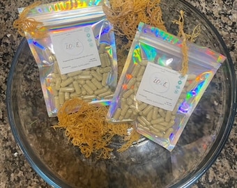 Sea Moss Bladderwrack & Burdock root 1000MG Supplements!!!