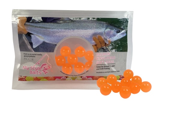 My Style Baits Fishing Beads ,12pcs Round Fishing Eggs Freshwater
