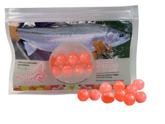 My Style Baits Fishing Beads ,12pcs Round Fishing Eggs Freshwater