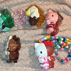 Kitty and Friends beaded necklace