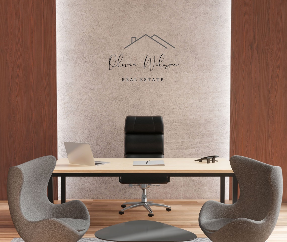 Editable Premade Canva Real Estate Logo Realtor Logo Design Etsy