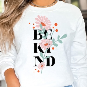 Be Kind PNG - JPG, Be Kind Sublimation Design, Kindness Png, Cute Png, Popular Png Files, Mental Health Png, Be Kind Clipart Sublimation Png