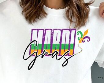Mardi Gras PNG - JPG, Mardi Gras Png, Fleur De Lis PNG, Mardi Gras Sublimation, Mardi Gras Shirt Png, Mardi Gras Clipart, Mardi Gras Beads