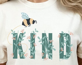 Bee Kind SVG - PNG -JPG, Bee Kind Sublimation Designs, Spring Svg, Kindness Svg, Bee Kind Png, Be Kind Svg, Be Kind To Everyone Trending Svg