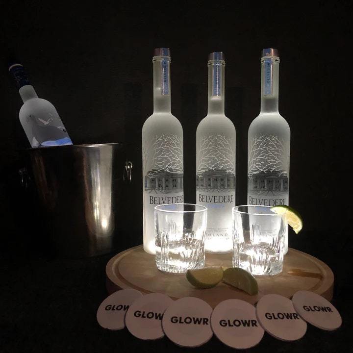 White GLOWR VIP LED Lighting for the Hospitality Industry or 