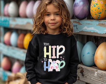 Hip Hop Easter Bunny Youth Sweatshirt