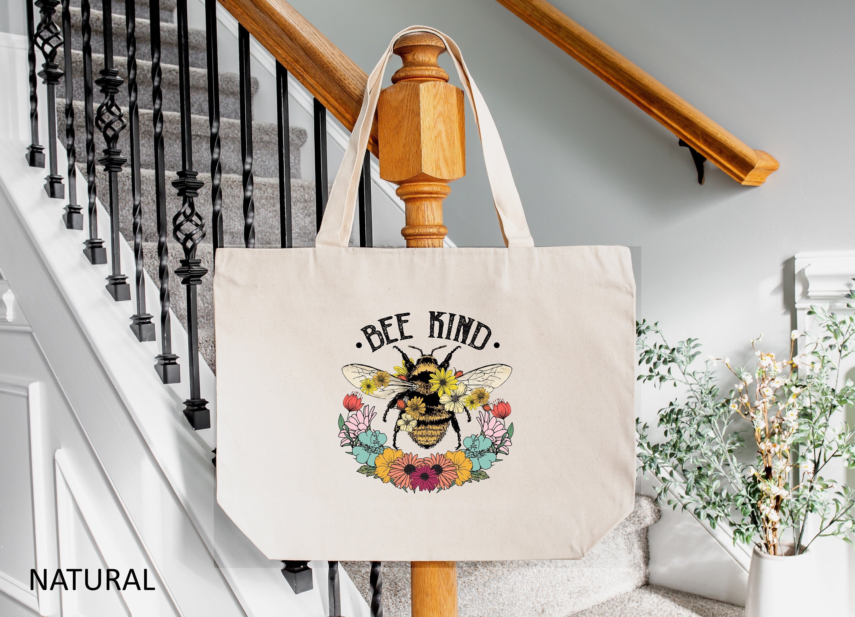 Drink Hiver Save Bees Tote Bag