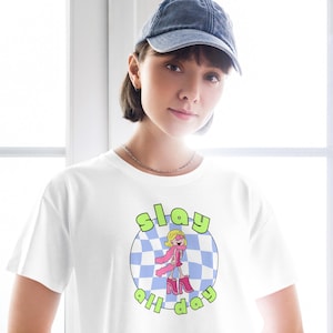 slay all day lizzie mcguire | crop top