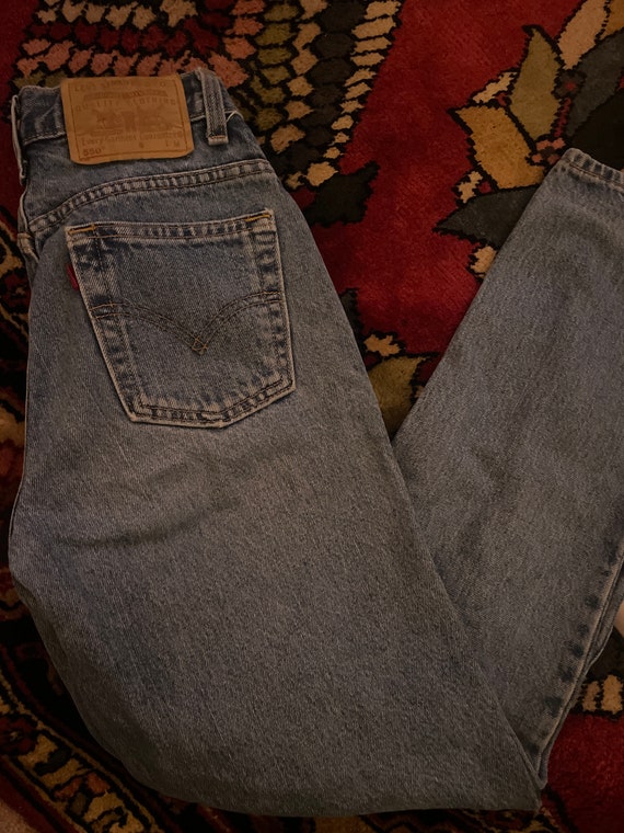 Levi’s 550 Light/Medium Wash Denim Jeans - image 2